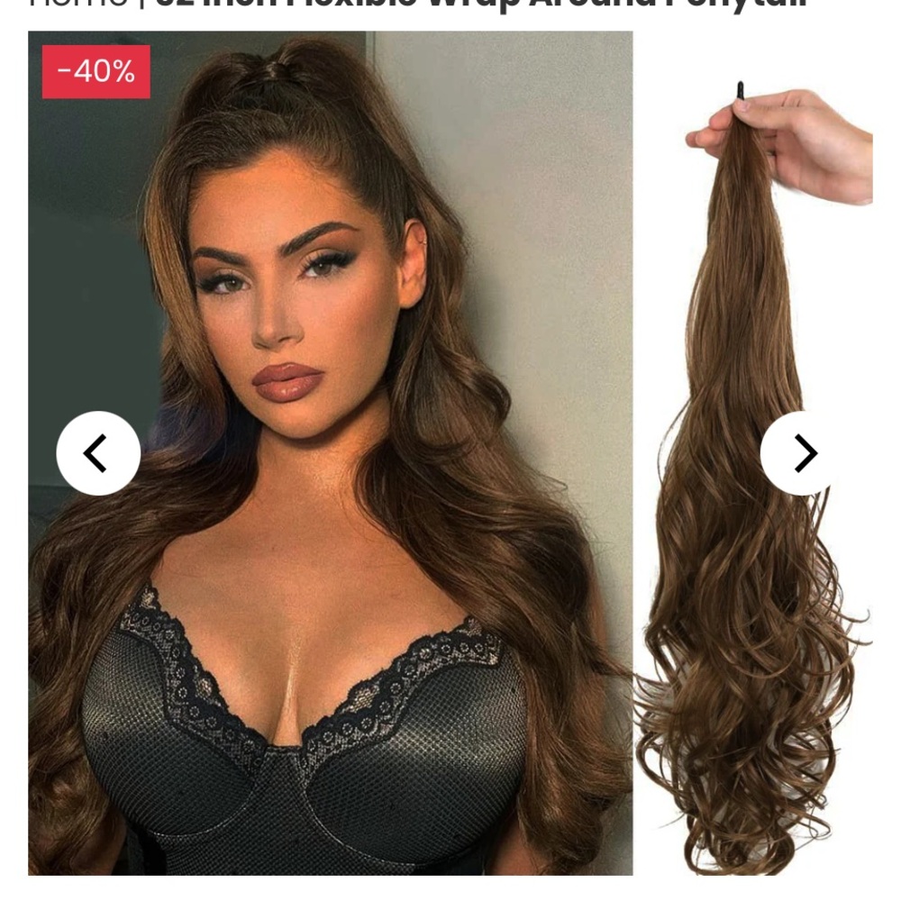 Wrap around hair extension